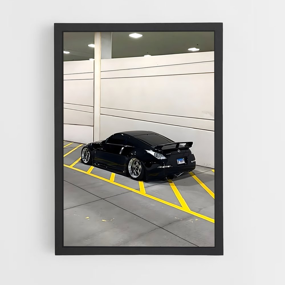 Poster Nismo Noir – affiche Nissan (vue 2)